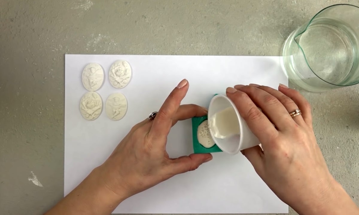 приготовление отливок из гипса