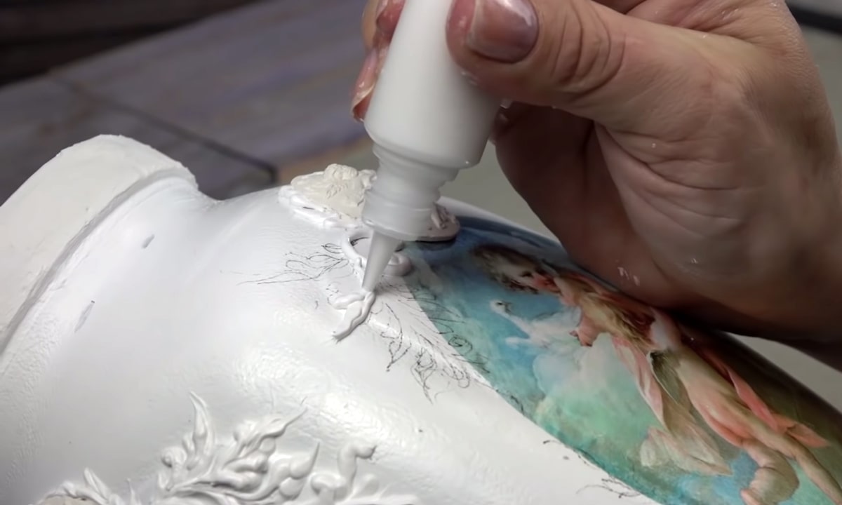 оформление обрамления картинок пастой