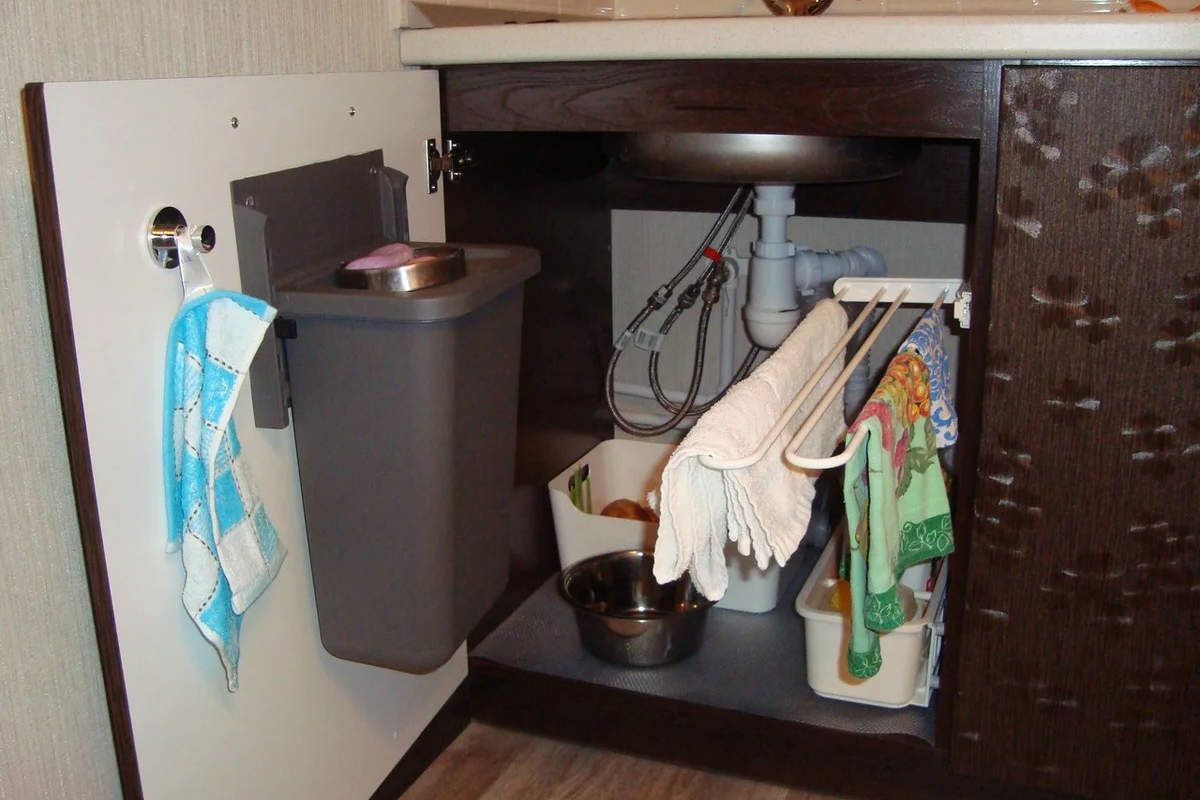 Хранение полотенец на кухне