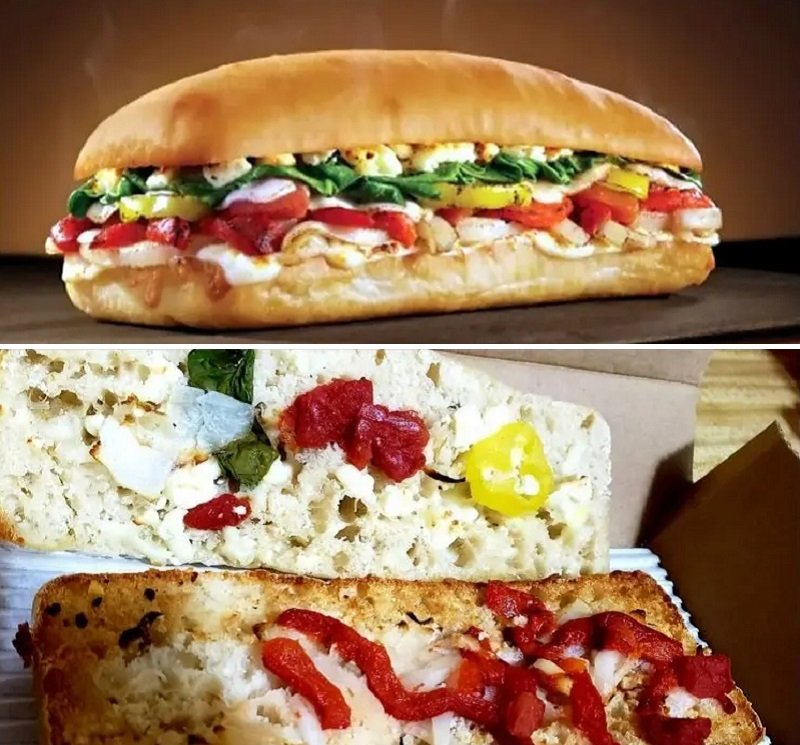 сэндвич с овощами