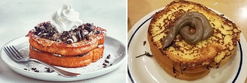 десерт из тостов