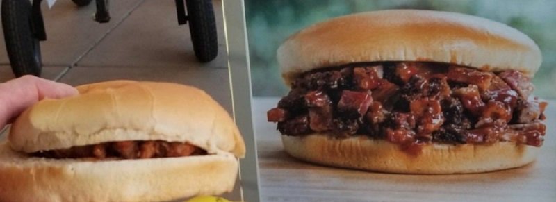 бургер с мясом