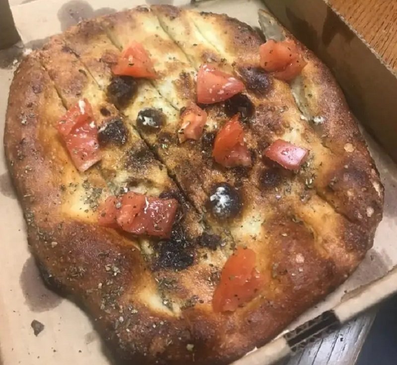 фокачча с овощами