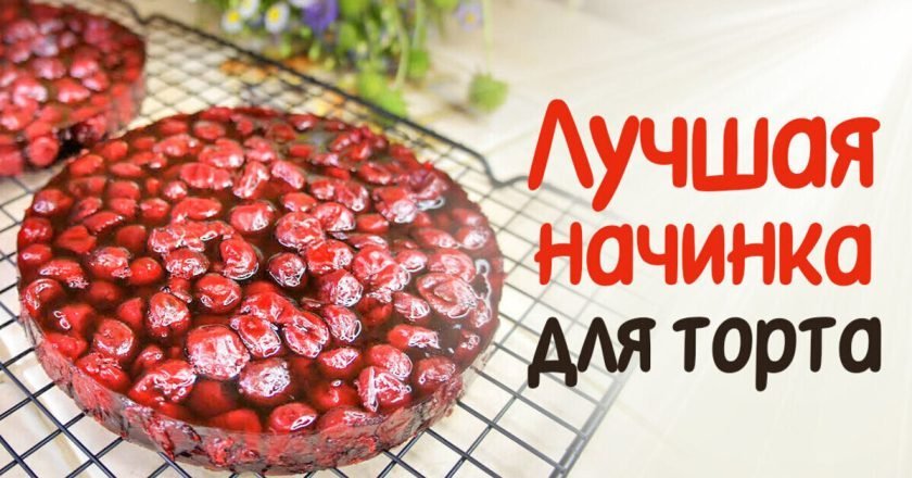 Вишневая начинка для торта: 2 рецепта компоте вишневая начинка для торта