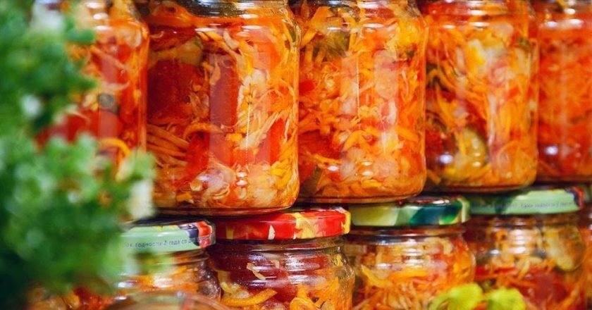 вкусные салаты на зиму
