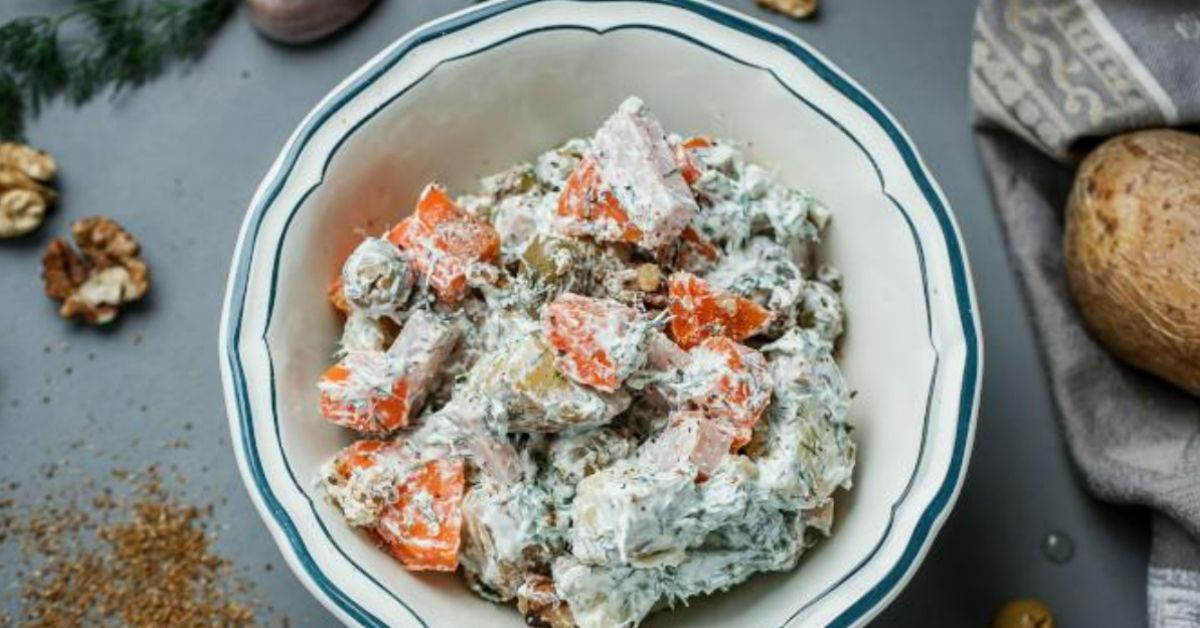 салат с картошкой