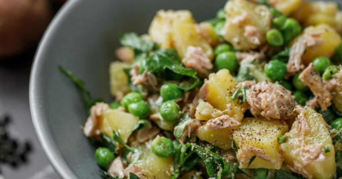 салат с тунцом