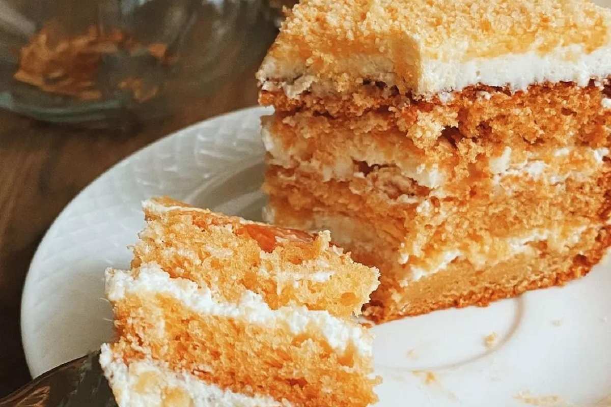 торт с хурмой