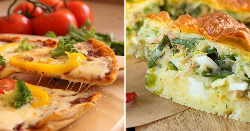 выпечка с овощами