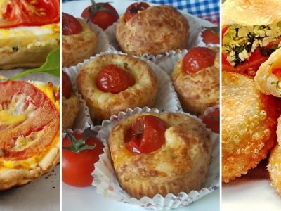 Выпечка с помидорами