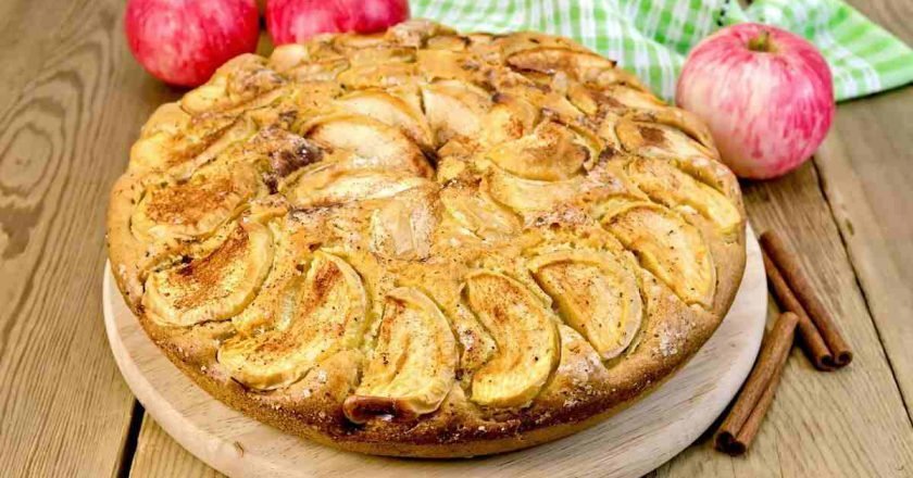 постная шарлотка