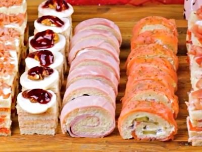 Оригинальные закуски из хлеба