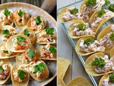 Закуски на чипсах