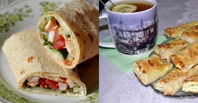 лаваш с начинкой