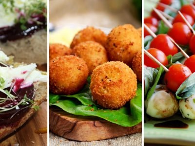 Закуски с моцареллой