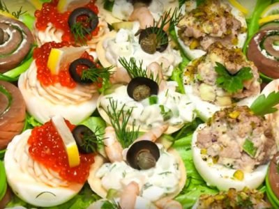Закуски с морепродуктами