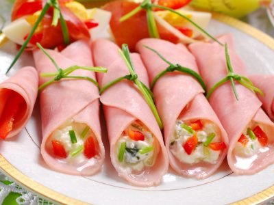 Закуски с сыром на праздничный стол