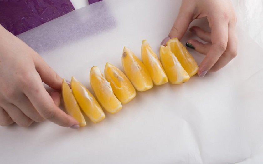 как заморозить лимонные дольки