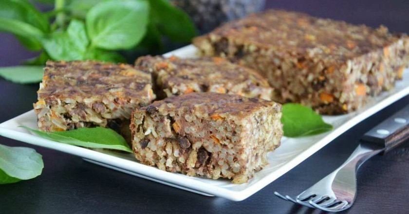 запеканка из куриной печени и риса