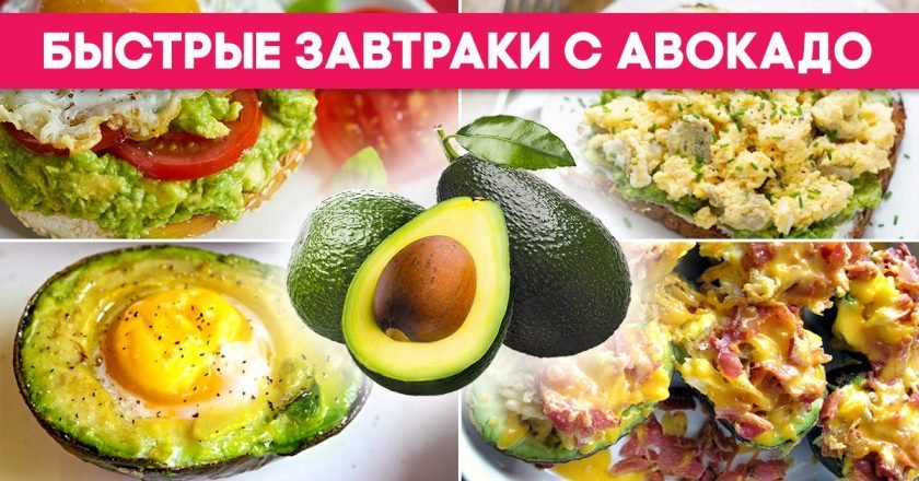 Завтраки с авокадо