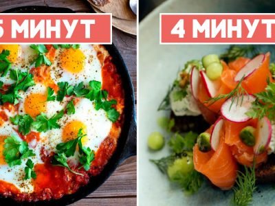 Завтраки за 15 минут