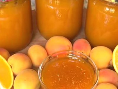 Абрикосовый джем с апельсинами