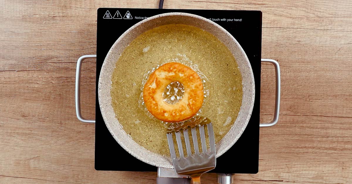 пончики в масле