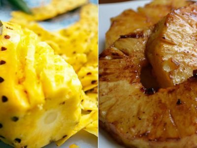 Ананас на гриле