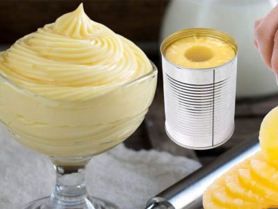 Ананасовый масляный крем для десертов