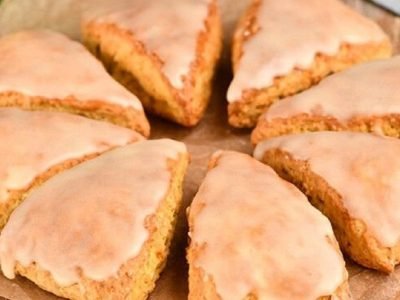 Ароматные апельсиновые пряники с глазурью