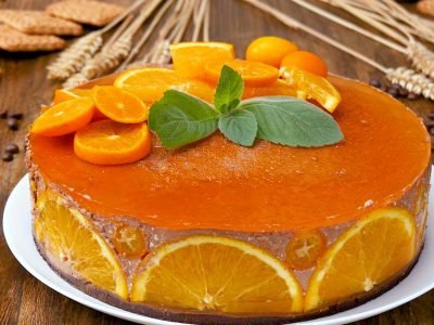 Апельсиновый чизкейк