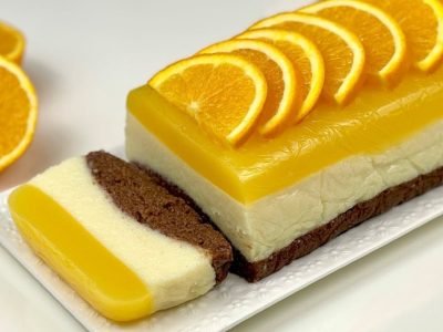 Апельсиновый десерт без выпечки