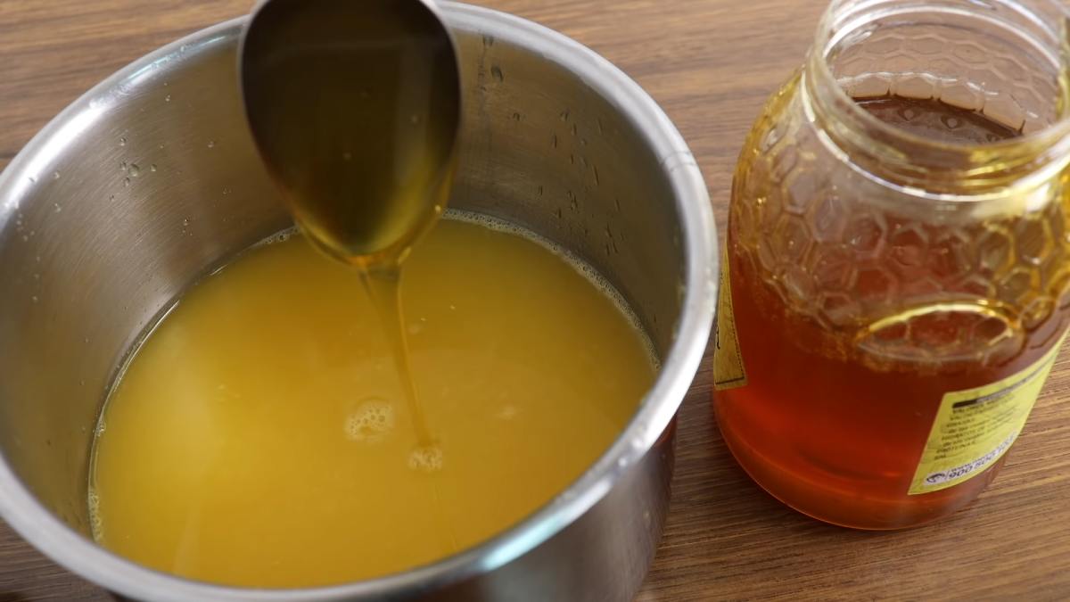 апельсиновый сок с мёдом