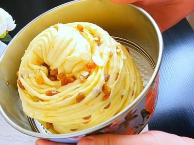 Пасхальный апельсиновый краффин с изюмом