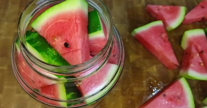 Свежий арбуз на зиму в банках - Со Вкусом