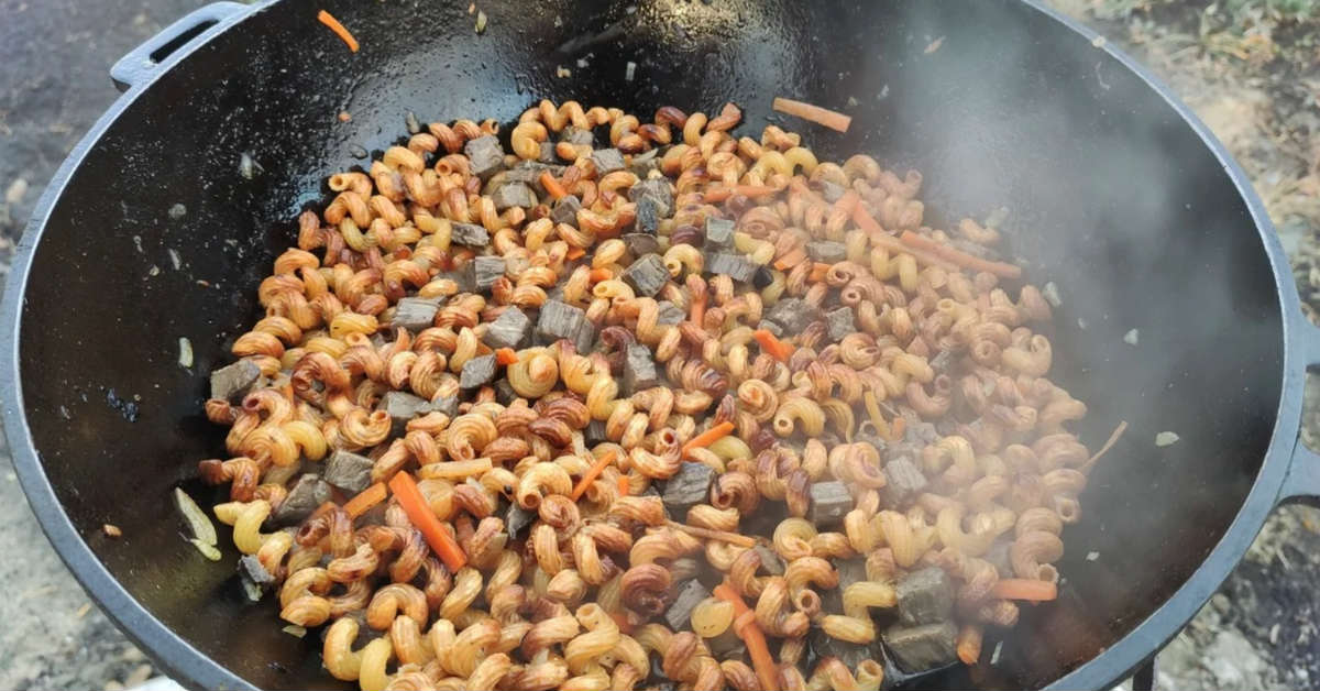 макароны по-татарски