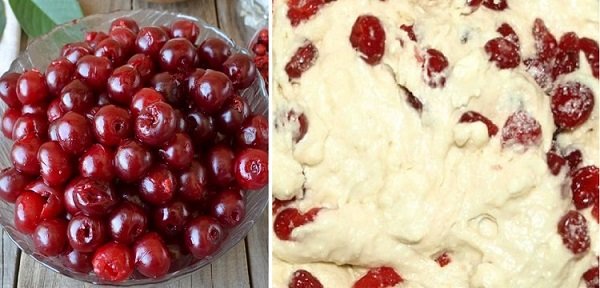 бабка с вишнями