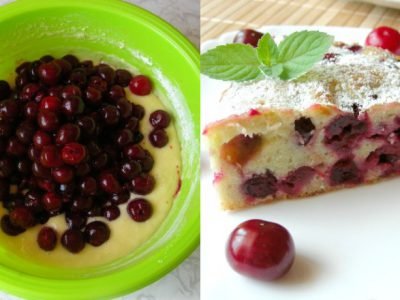 Бабка с вишнями