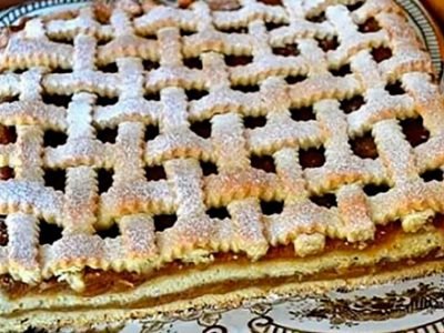 Бабушкин пирог с яблоками