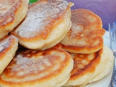 Бабушкины оладьи на молоке