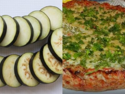 Баклажанный торт с фаршем