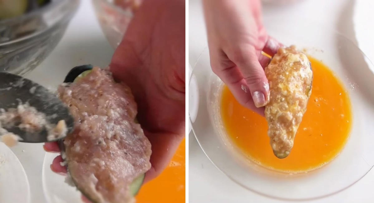 синенькие с фаршем