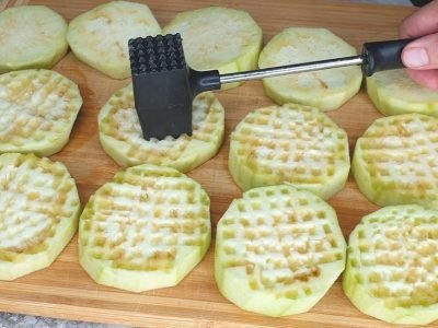 Жареные баклажаны под соусом по-индийски