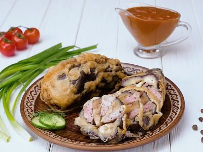 Баклажаны с фаршем