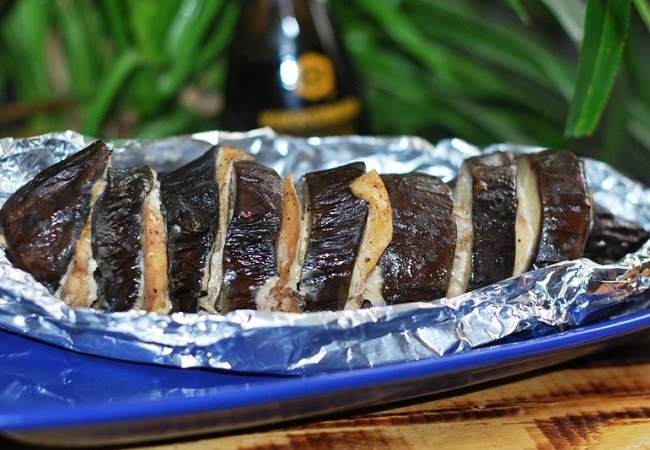 баклажаны с курицей