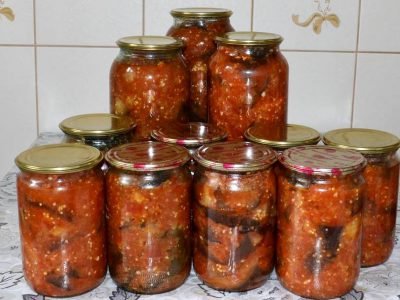 Баклажаны в аджике