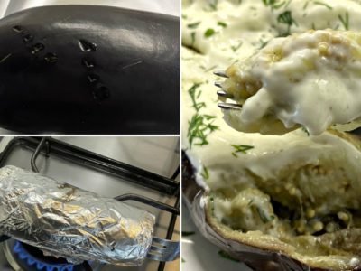 Баклажаны в фольге с дымком