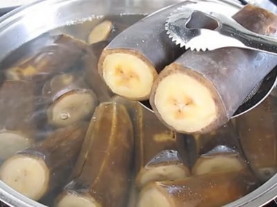 Необычное банановое тесто для простого десерта