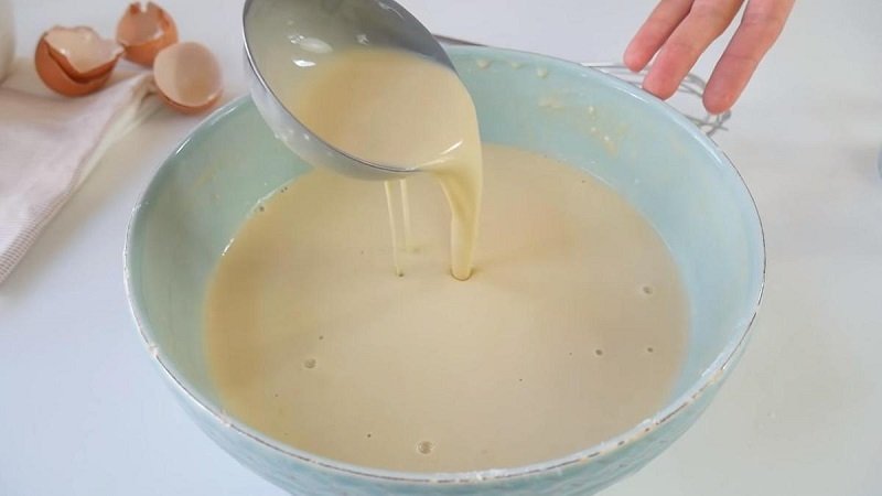 приготовление бананового теста