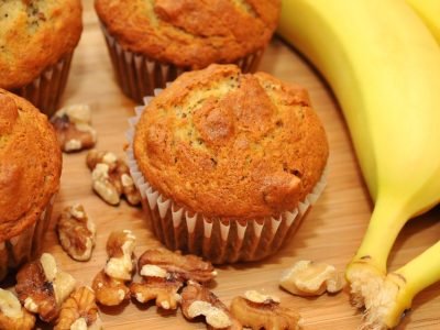 Банановые кексы без яиц